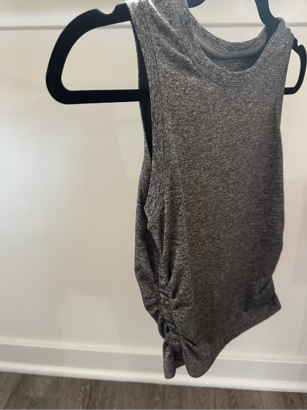 lululemon athletica Gray Sleeveless Side-Tie Tank